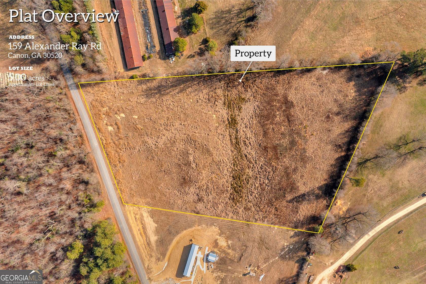 5 Acres of Residential Land for Sale in Canon, Georgia