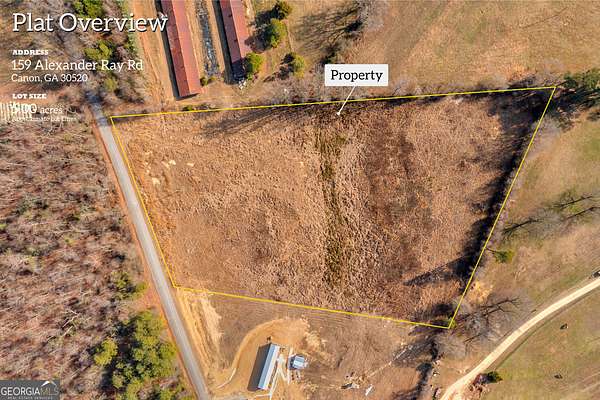 5 Acres of Residential Land for Sale in Canon, Georgia