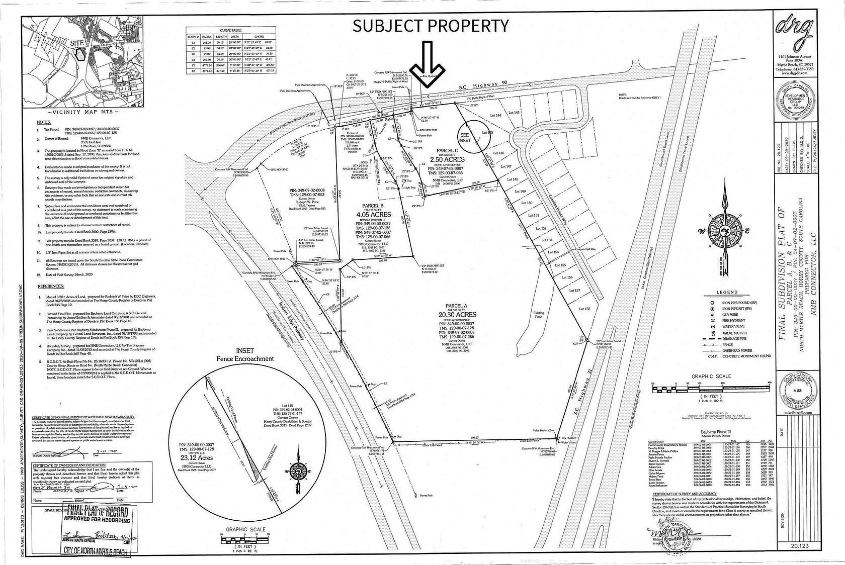 2.5 Acres of Mixed-Use Land for Sale in North Myrtle Beach, South Carolina