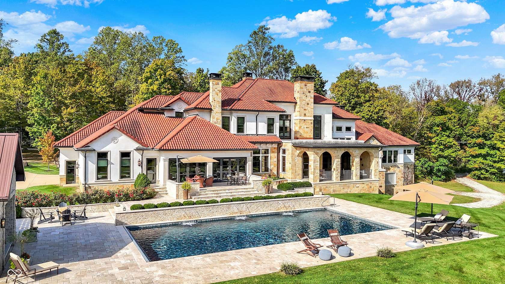 13 Acres of Land with Home for Sale in Zionsville, Indiana