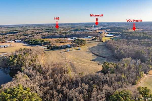 60 Acres of Land with Home for Sale in La Crosse, Virginia