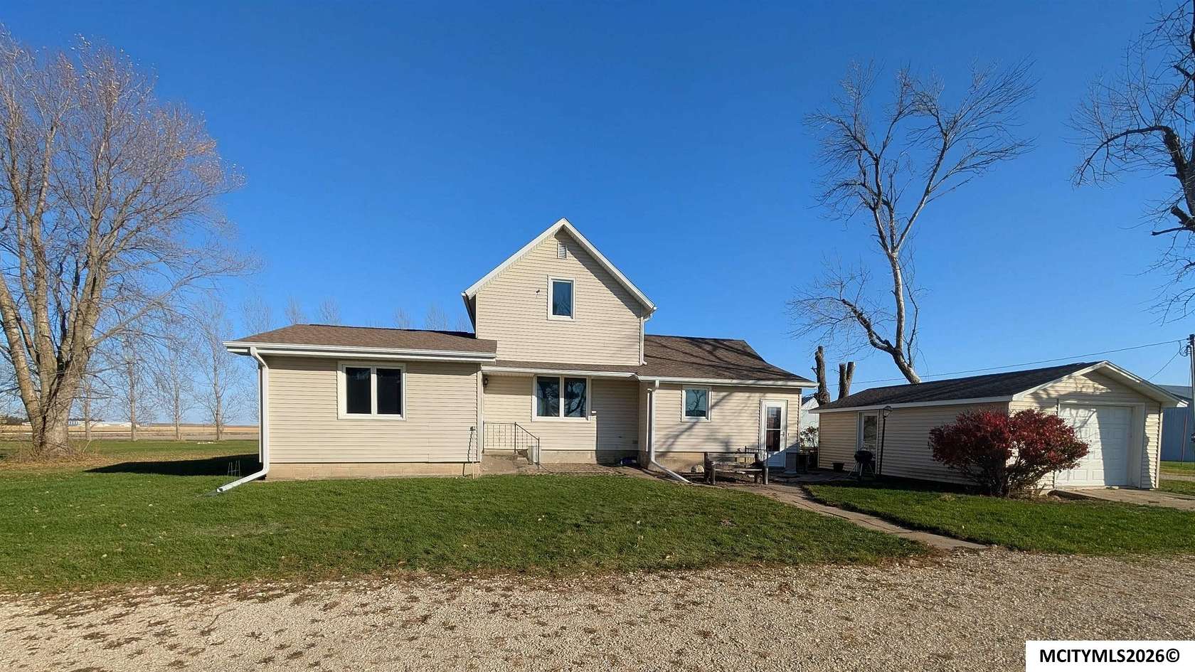 8.52 Acres of Land with Home for Sale in Bristow, Iowa