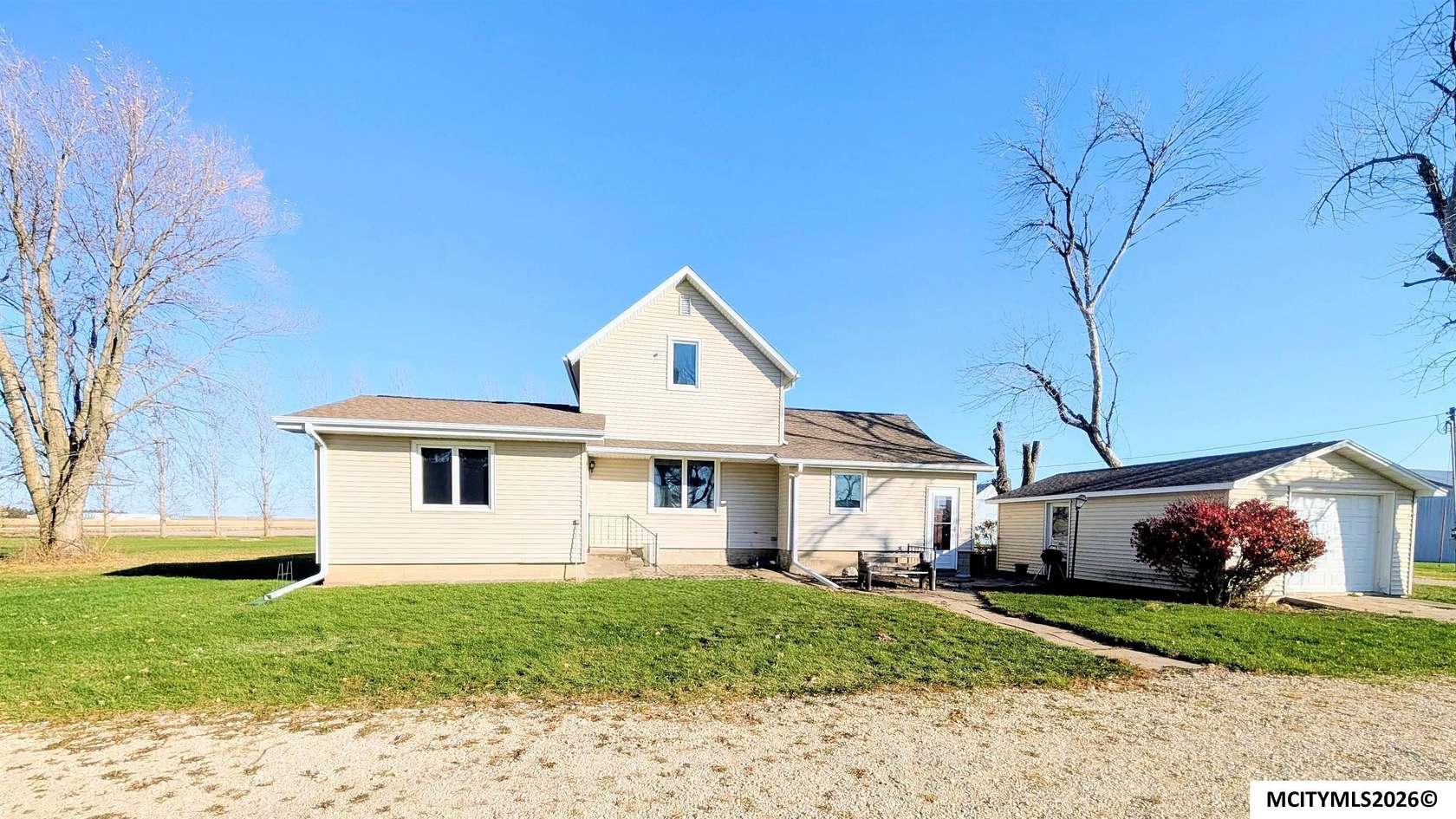8.52 Acres of Land with Home for Sale in Bristow, Iowa
