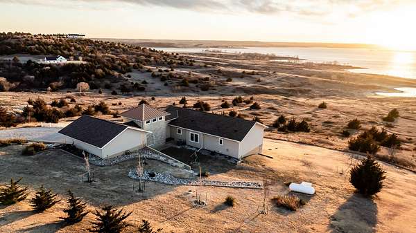 8.1 Acres of Residential Land with Home for Sale in Sylvan Grove, Kansas