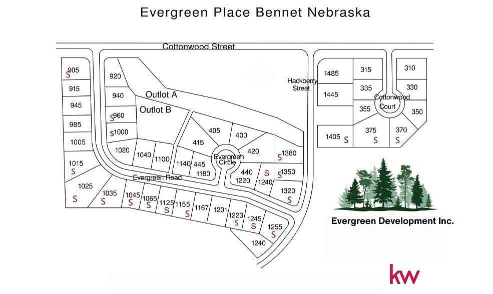 0.19 Acres of Residential Land for Sale in Bennet, Nebraska