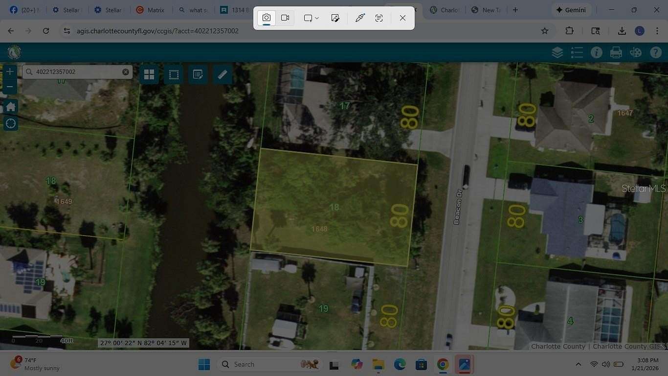 0.23 Acres of Land for Sale in Port Charlotte, Florida