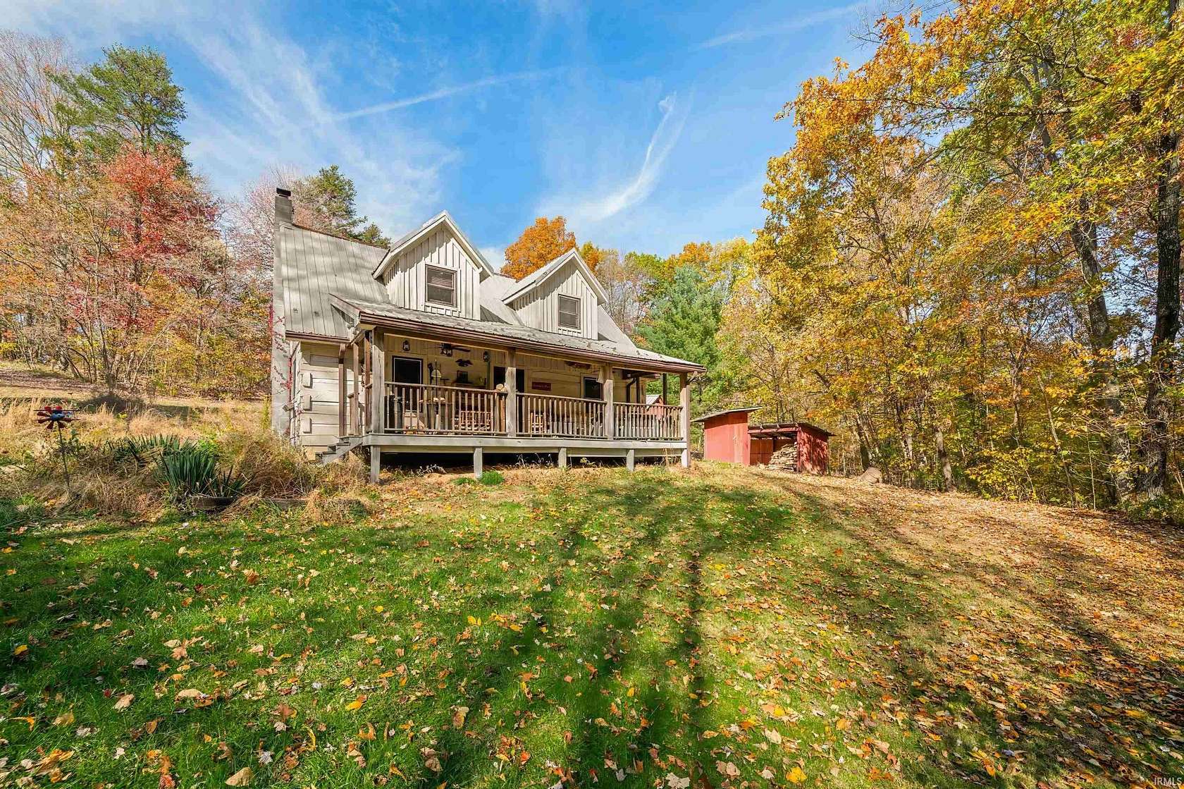 16 Acres of Land with Home for Sale in Nashville, Indiana