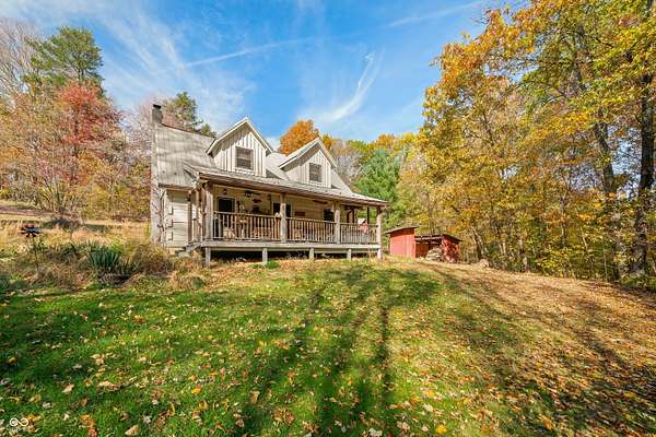 16 Acres of Land with Home for Sale in Nashville, Indiana