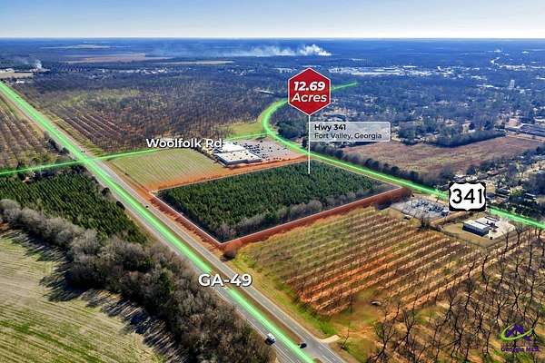 12.6 Acres of Land for Sale in Fort Valley, Georgia