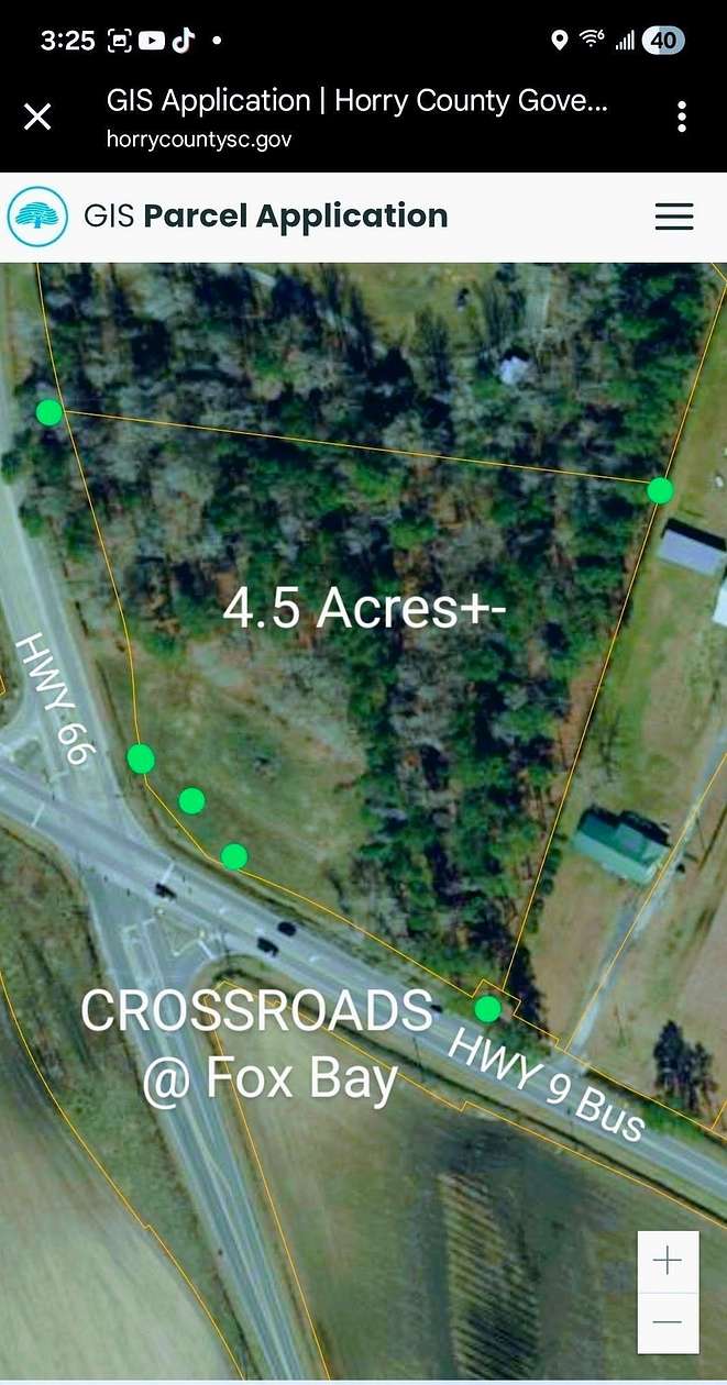4.5 Acres of Commercial Land for Sale in Loris, South Carolina