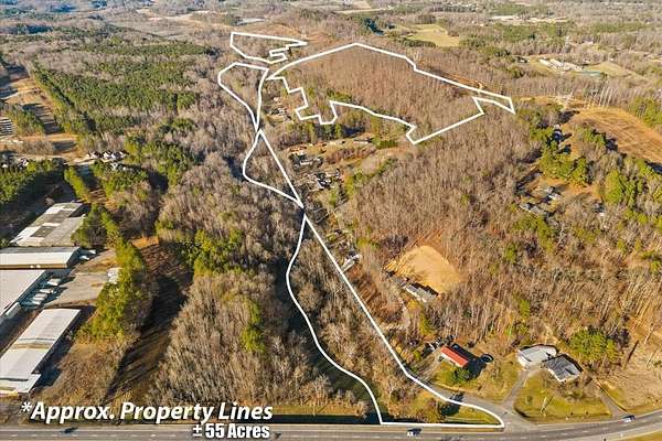55 Acres of Land for Sale in Dalton, Georgia