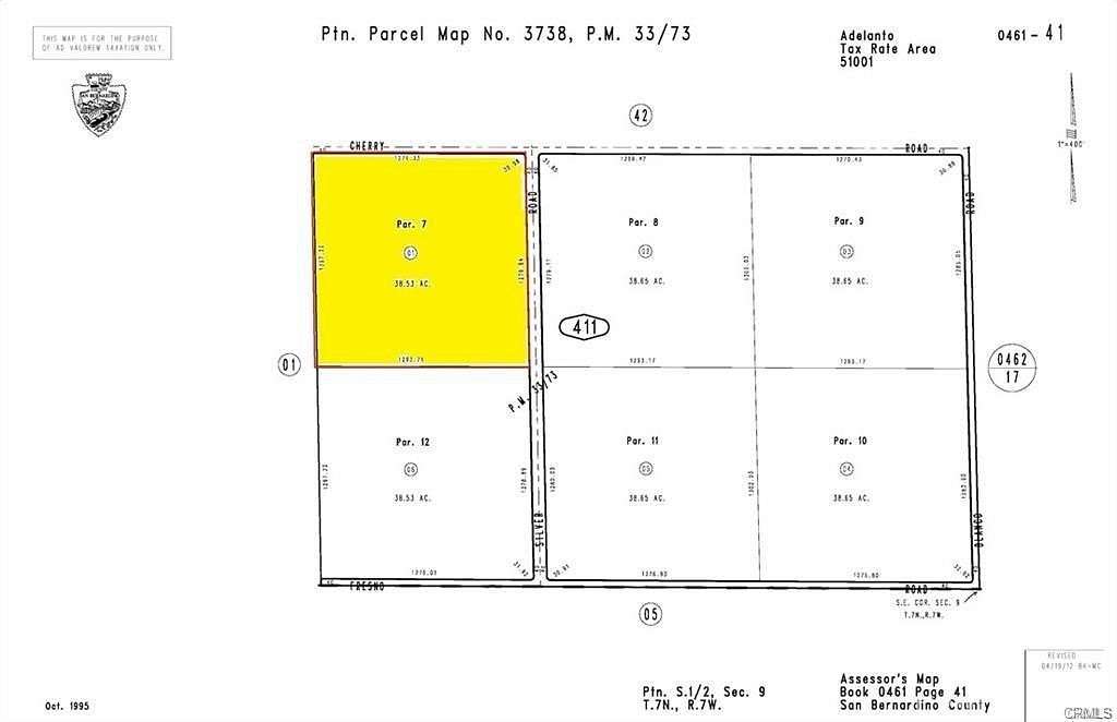 38.5 Acres of Land for Sale in El Mirage, California