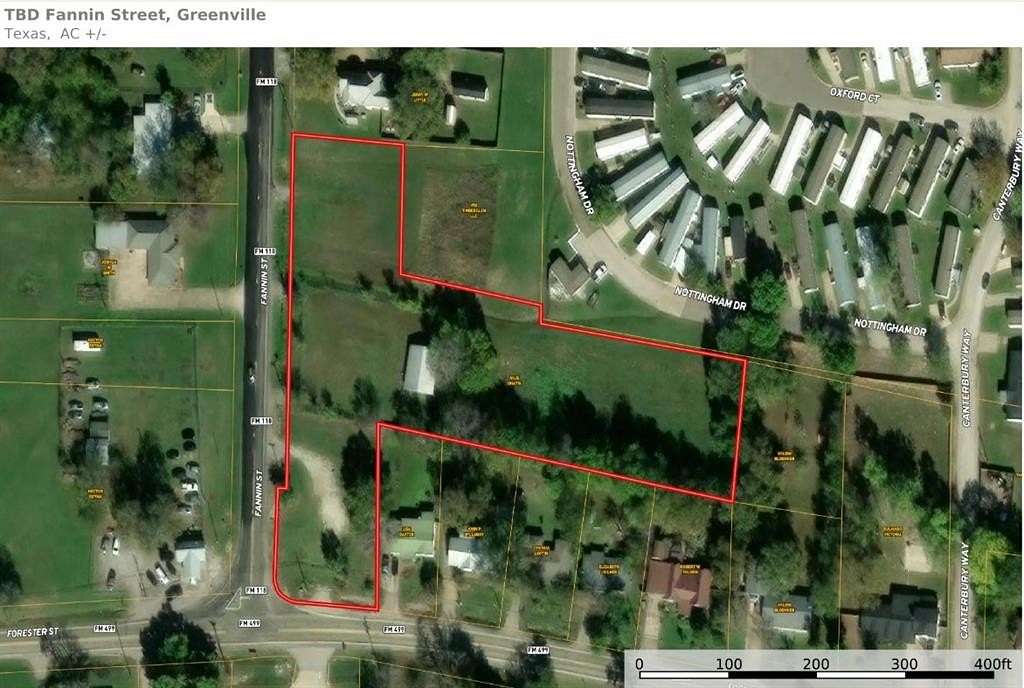 2.4 Acres of Commercial Land for Sale in Greenville, Texas
