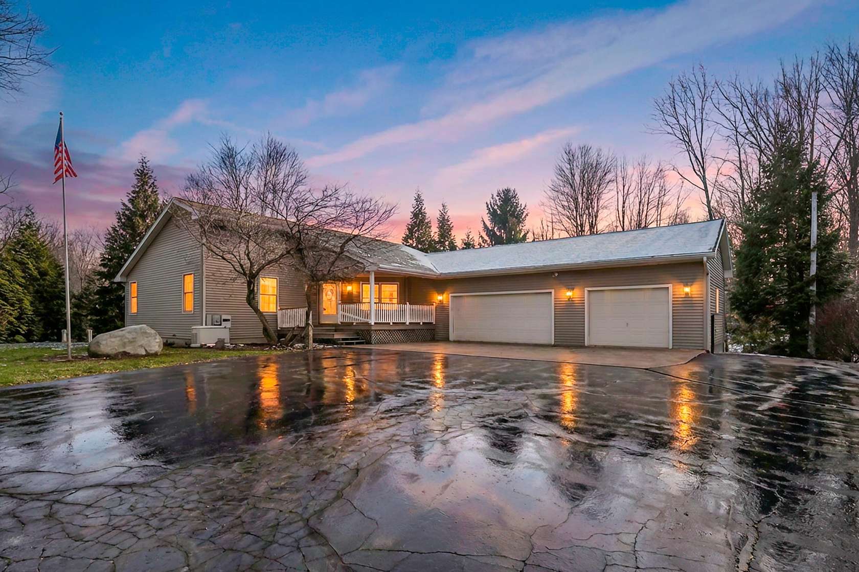 10.2 Acres of Recreational Land with Home for Sale in Vicksburg, Michigan