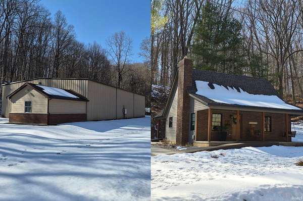 10.6 Acres of Land with Home for Sale in Bloomington, Indiana