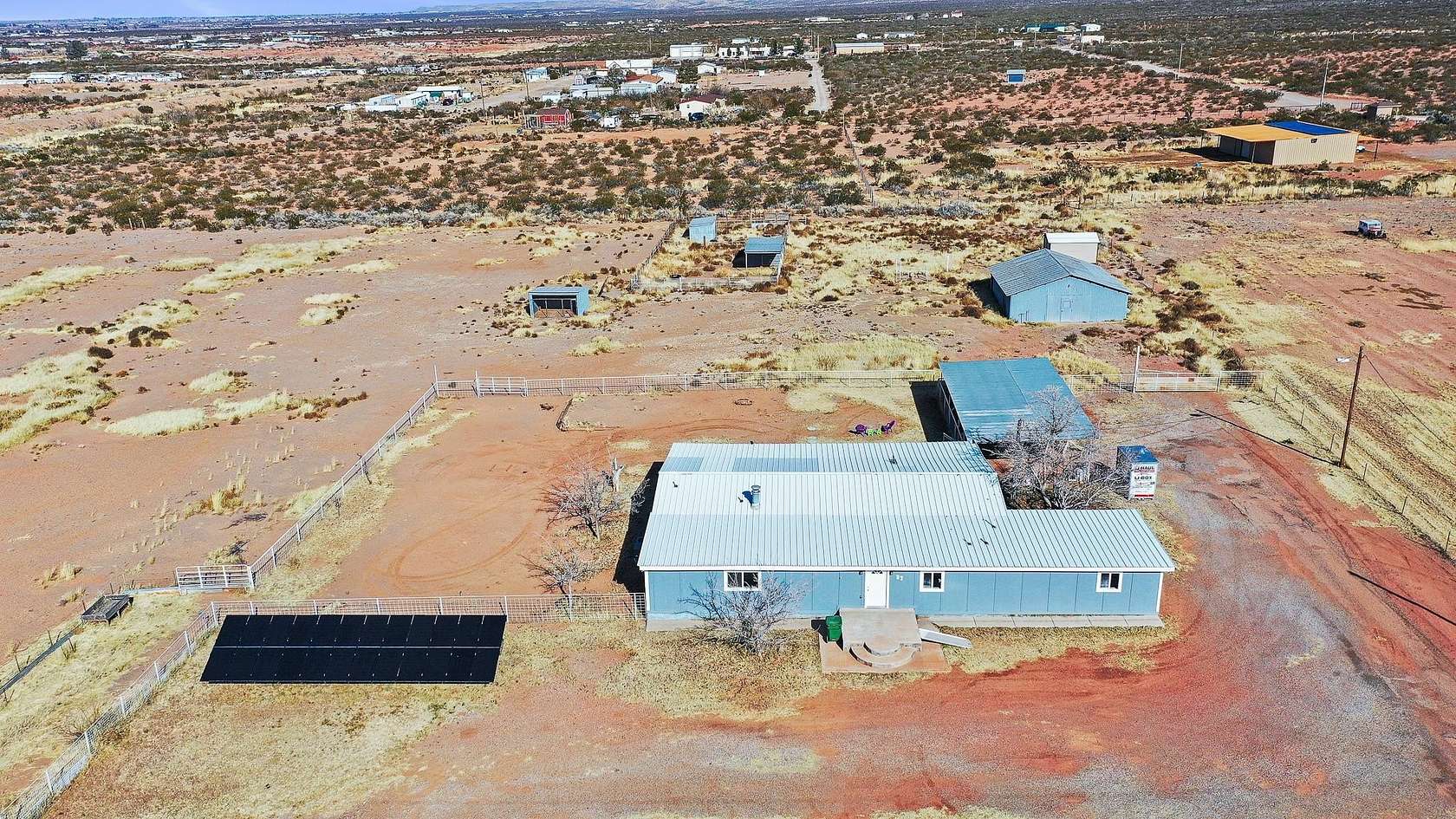 4.38 Acres of Residential Land with Home for Sale in La Luz, New Mexico