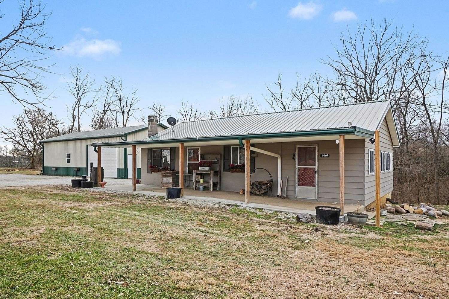 30.6 Acres of Land with Home for Sale in Guilford, Indiana