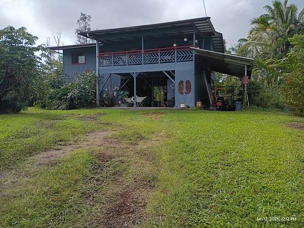 2 Acres of Residential Land with Home for Sale in Keaau, Hawaii