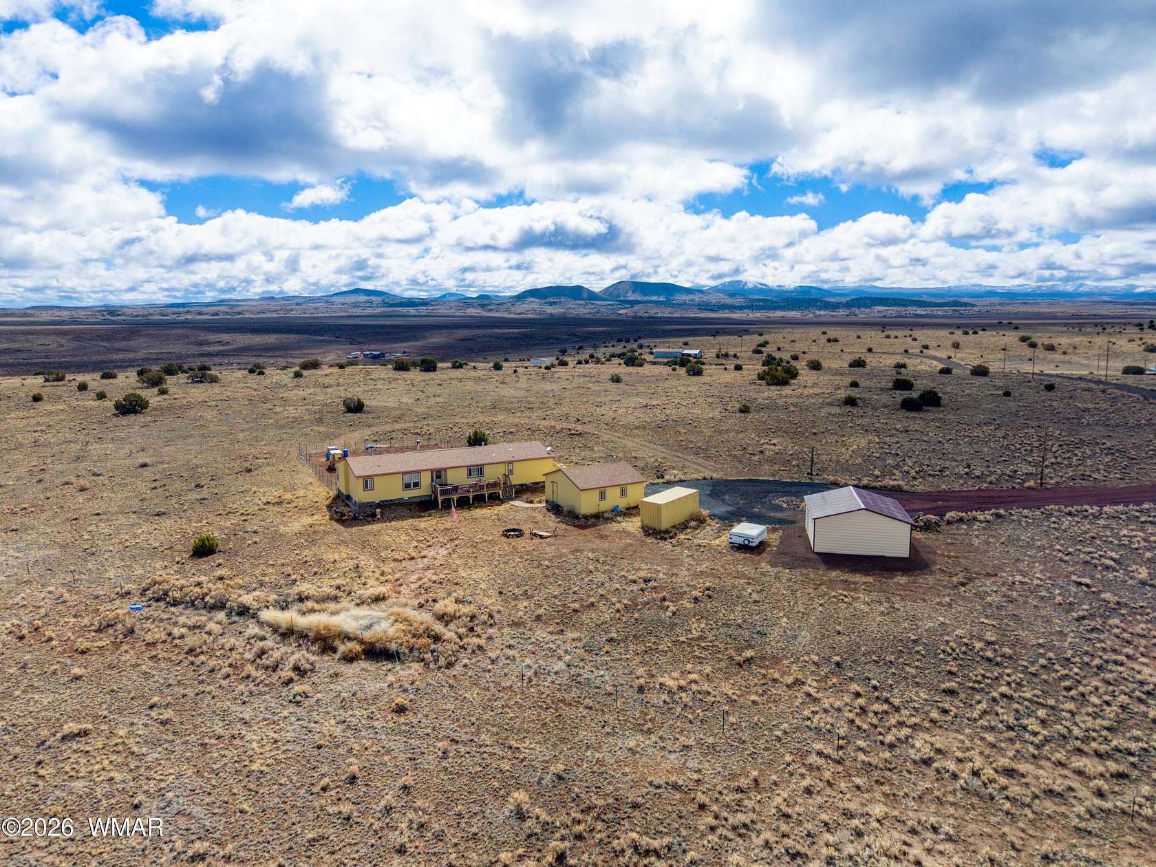 5 Acres of Land with Home for Sale in Concho, Arizona