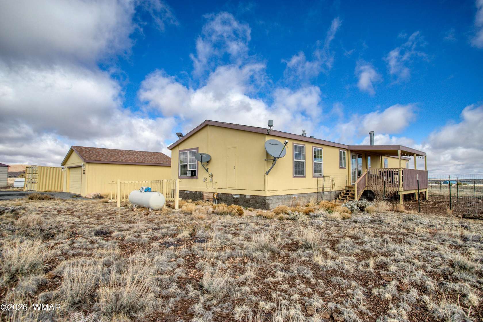 5 Acres of Land with Home for Sale in Concho, Arizona
