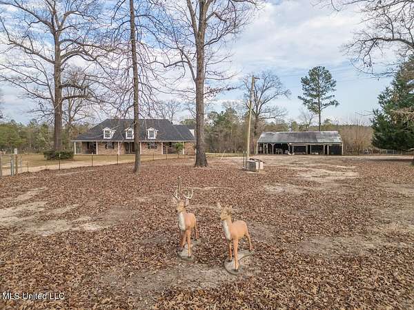 10.8 Acres of Land with Home for Sale in Leakesville, Mississippi