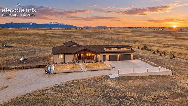 40 Acres of Agricultural Land with Home for Sale in Calhan, Colorado
