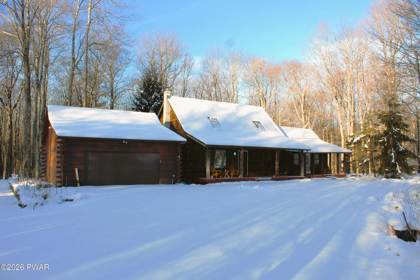 5.14 Acres of Residential Land with Home for Lease in Canadensis, Pennsylvania