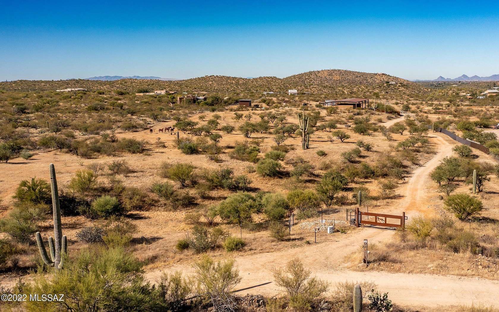 10 Acres of Residential Land with Home for Sale in Vail, Arizona