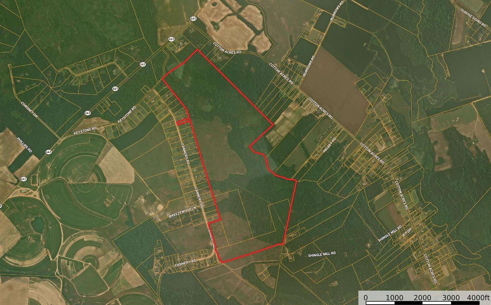 382 Acres of Land for Sale in Dalzell, South Carolina