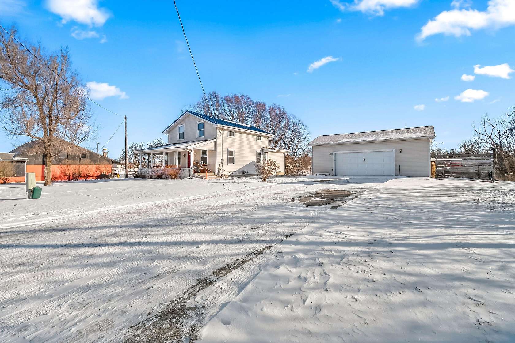 3.54 Acres of Residential Land with Home for Sale in Hudson, Michigan