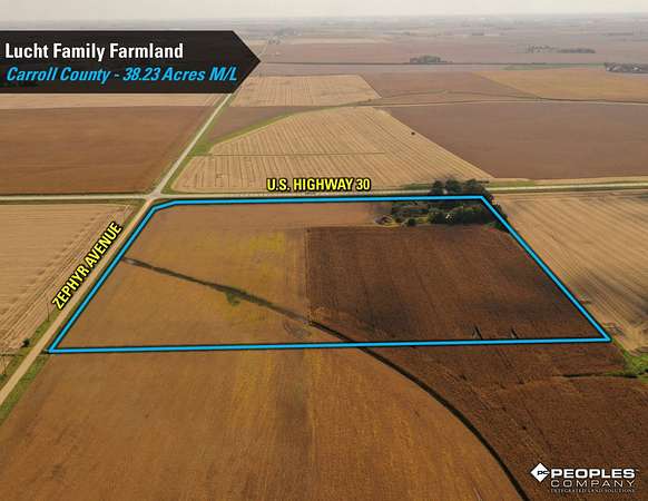 38.2 Acres of Land for Auction in Glidden, Iowa