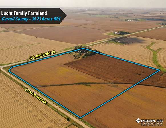 38.2 Acres of Land for Auction in Glidden, Iowa