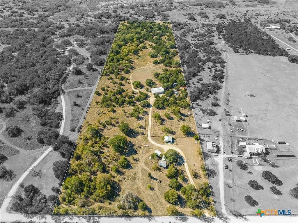 20.3 Acres of Recreational Land with Home for Sale in Evant, Texas