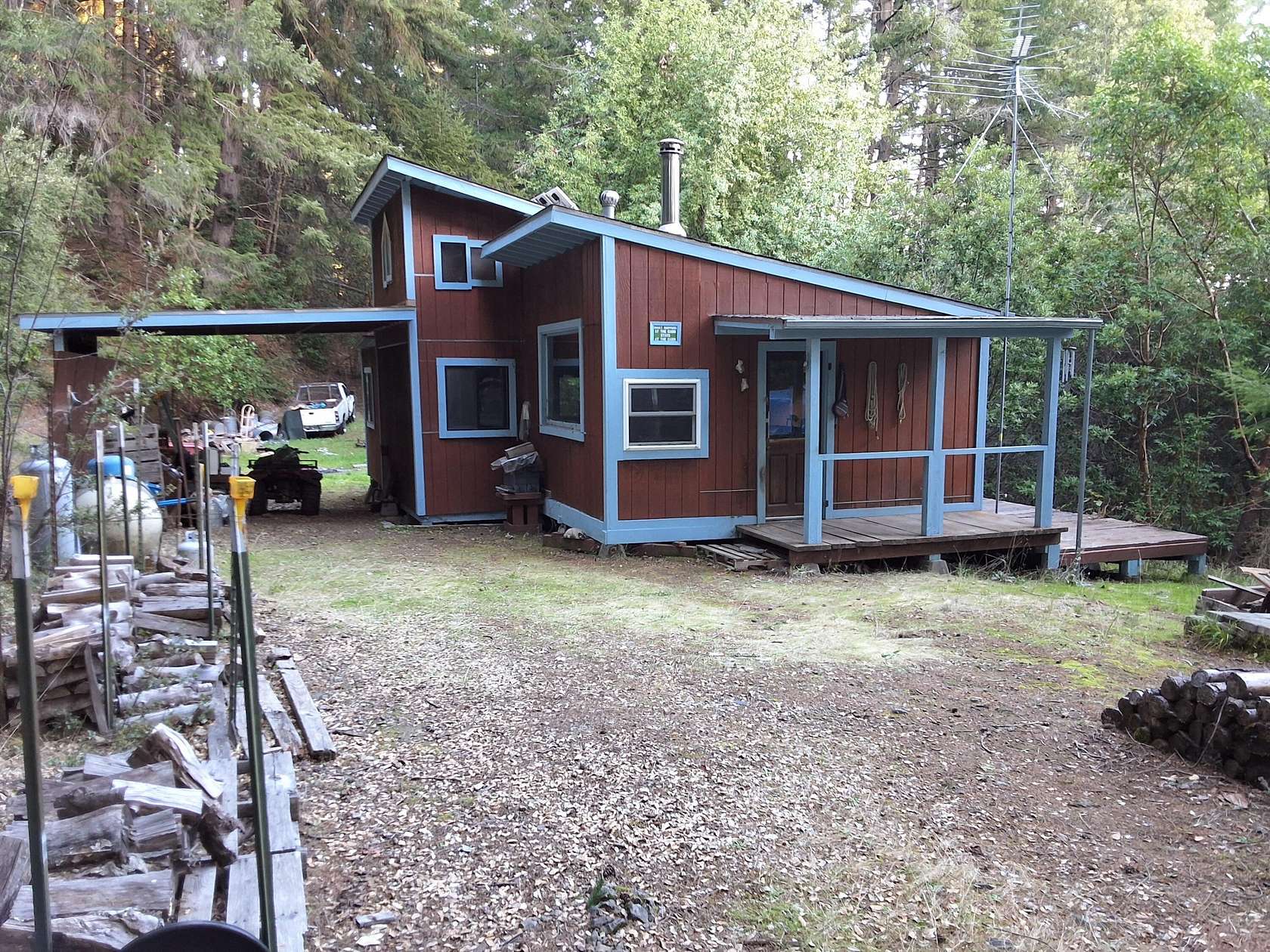 80 Acres of Recreational Land with Home for Sale in Honeydew, California