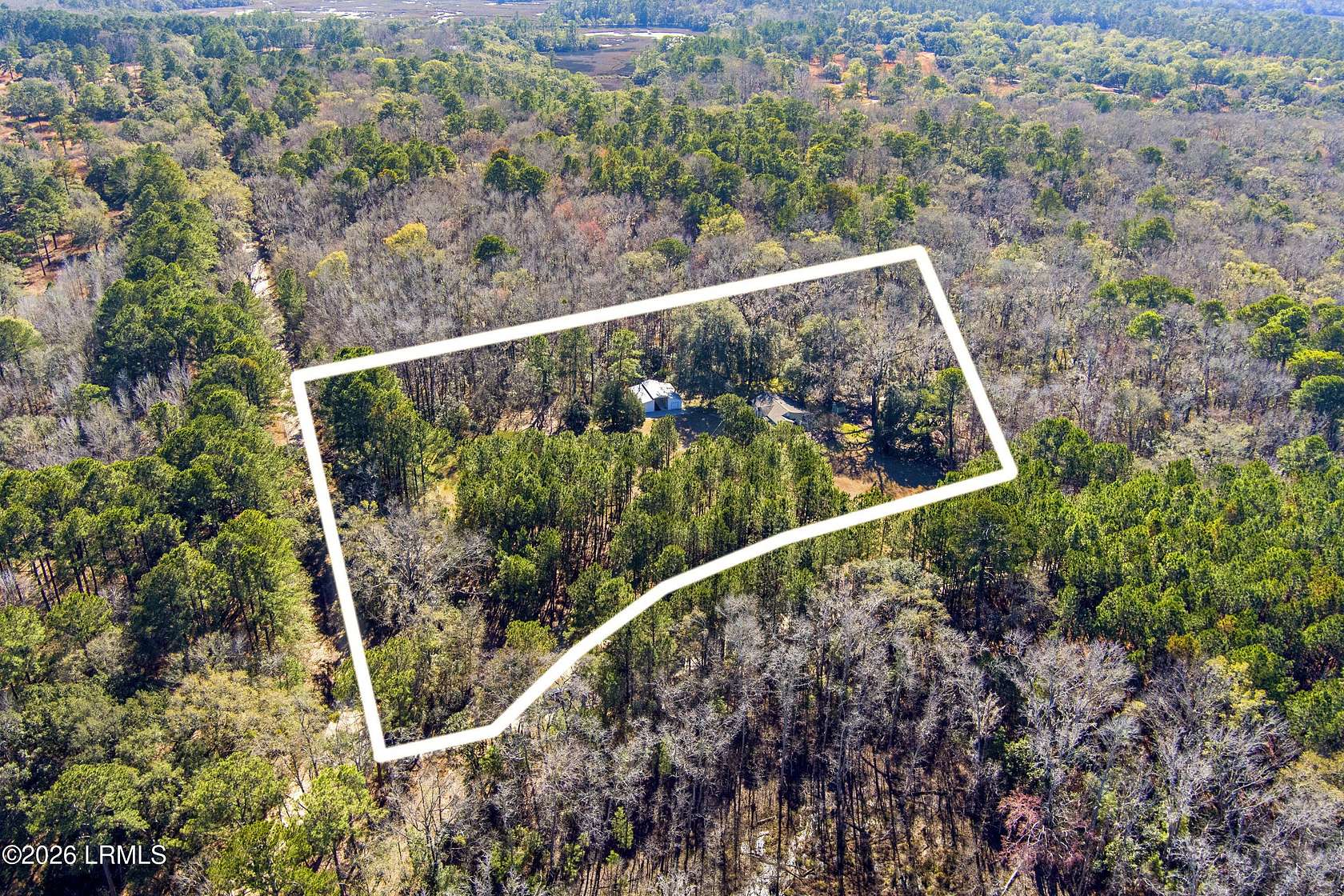 4.63 Acres of Land with Home for Sale in Seabrook, South Carolina