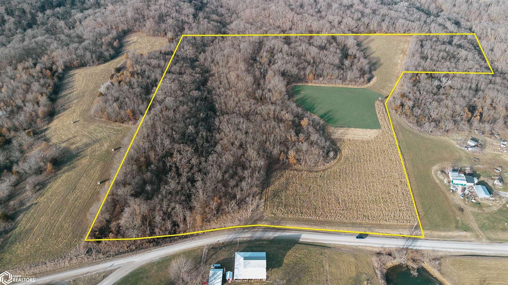 30 Acres of Recreational Land for Sale in Floris, Iowa