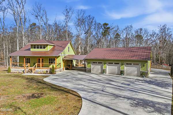 5.4 Acres of Residential Land with Home for Sale in Dandridge, Tennessee