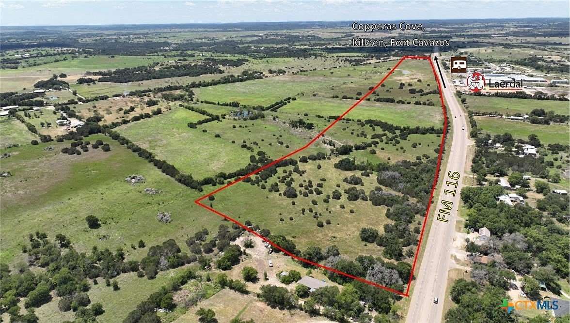 42.8 Acres of Commercial Land for Sale in Gatesville, Texas
