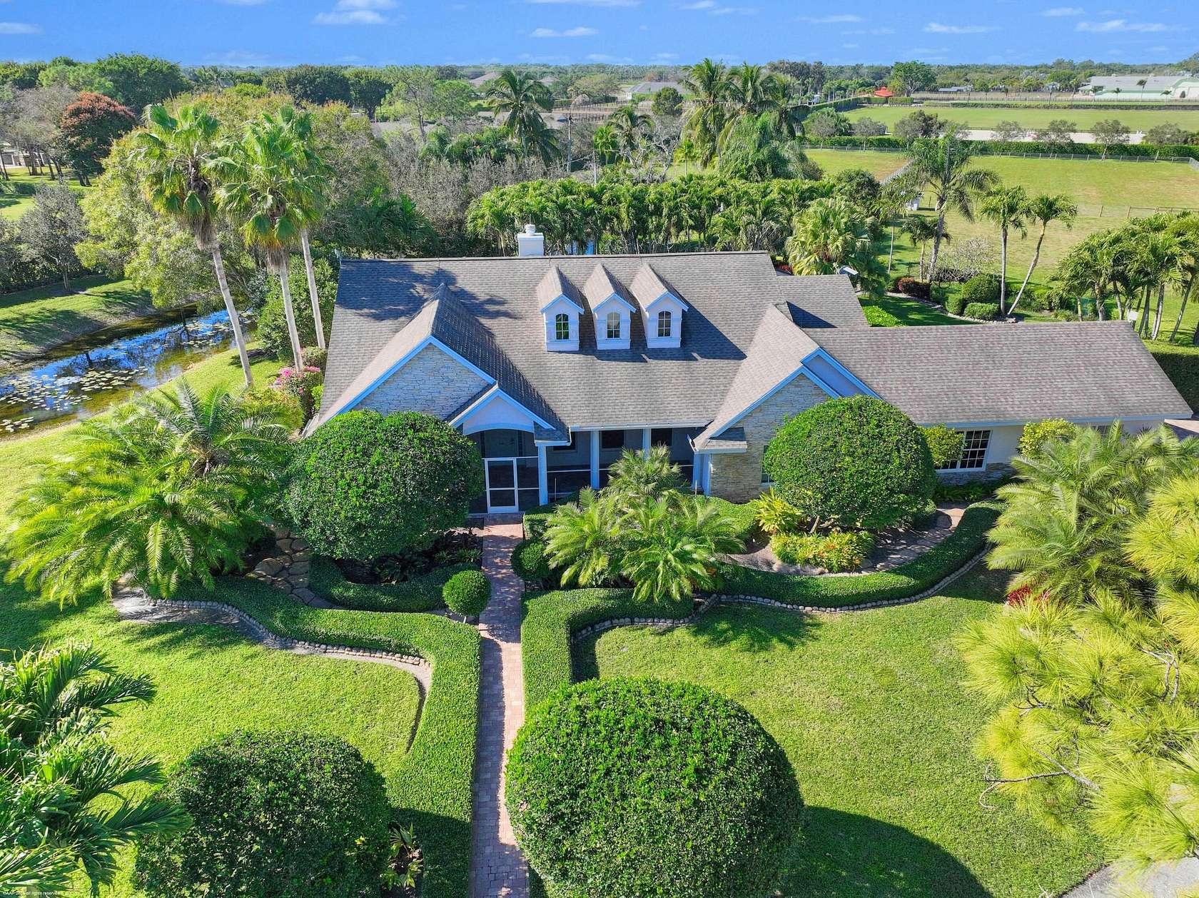 5 Acres of Land with Home for Sale in Wellington, Florida