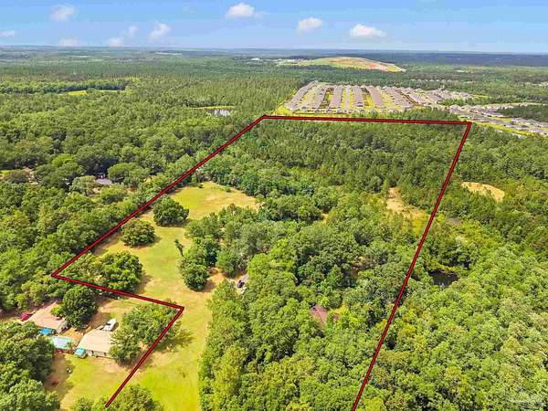 15.7 Acres of Land with Home for Sale in Pensacola, Florida