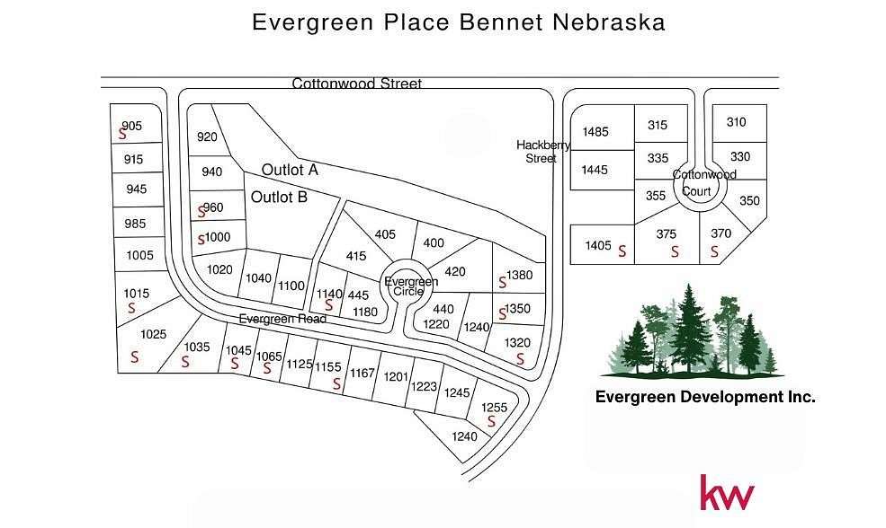 0.22 Acres of Residential Land for Sale in Bennet, Nebraska