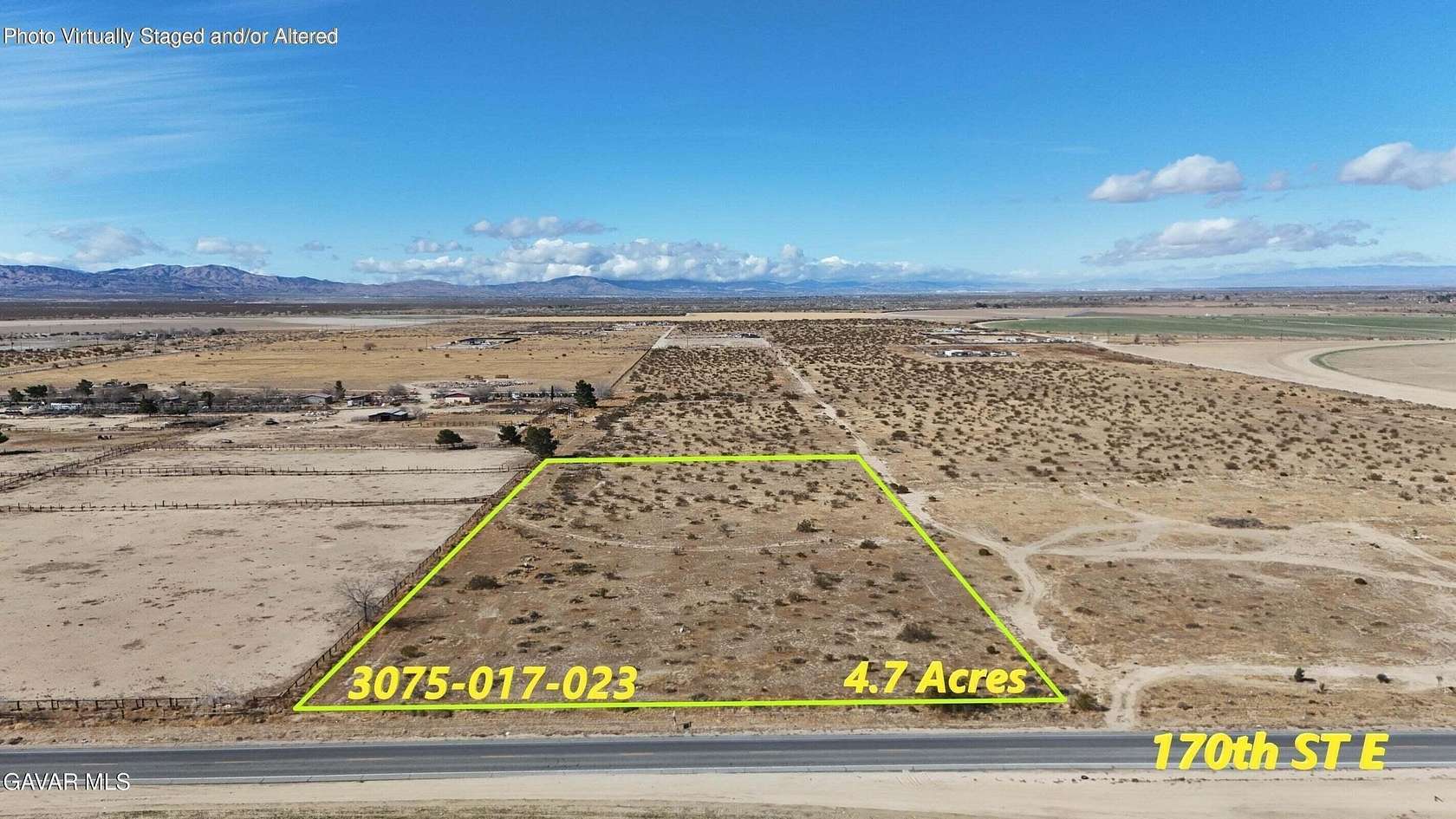 4.7 Acres of Land for Sale in Palmdale, California
