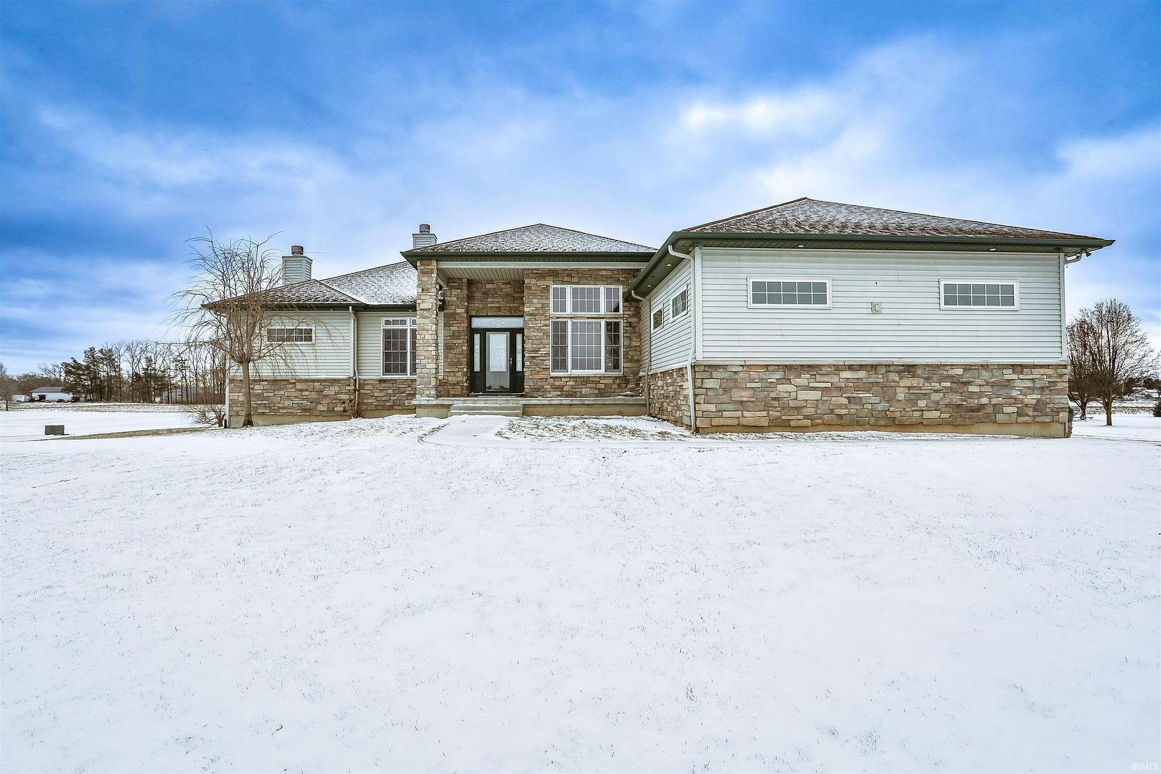 3.5 Acres of Residential Land with Home for Sale in Leesburg, Indiana