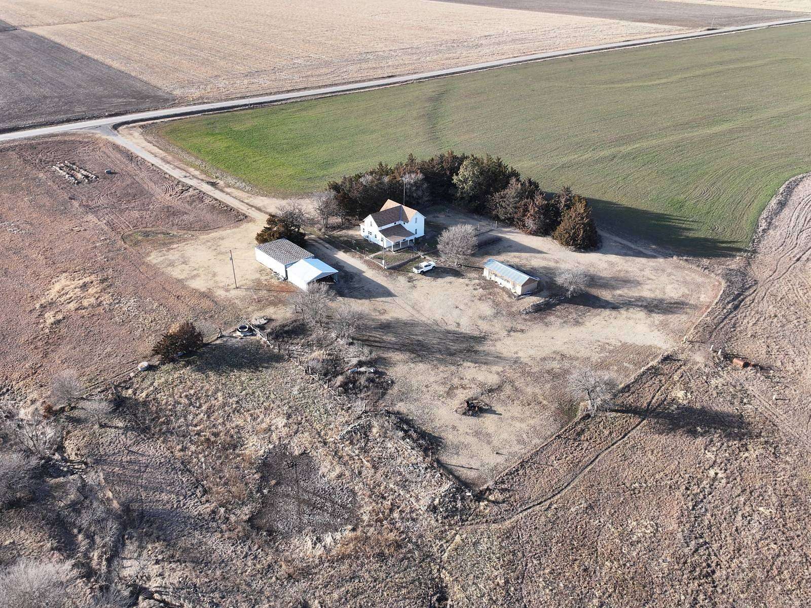 2.1 Acres of Land with Home for Sale in Sylvan Grove, Kansas