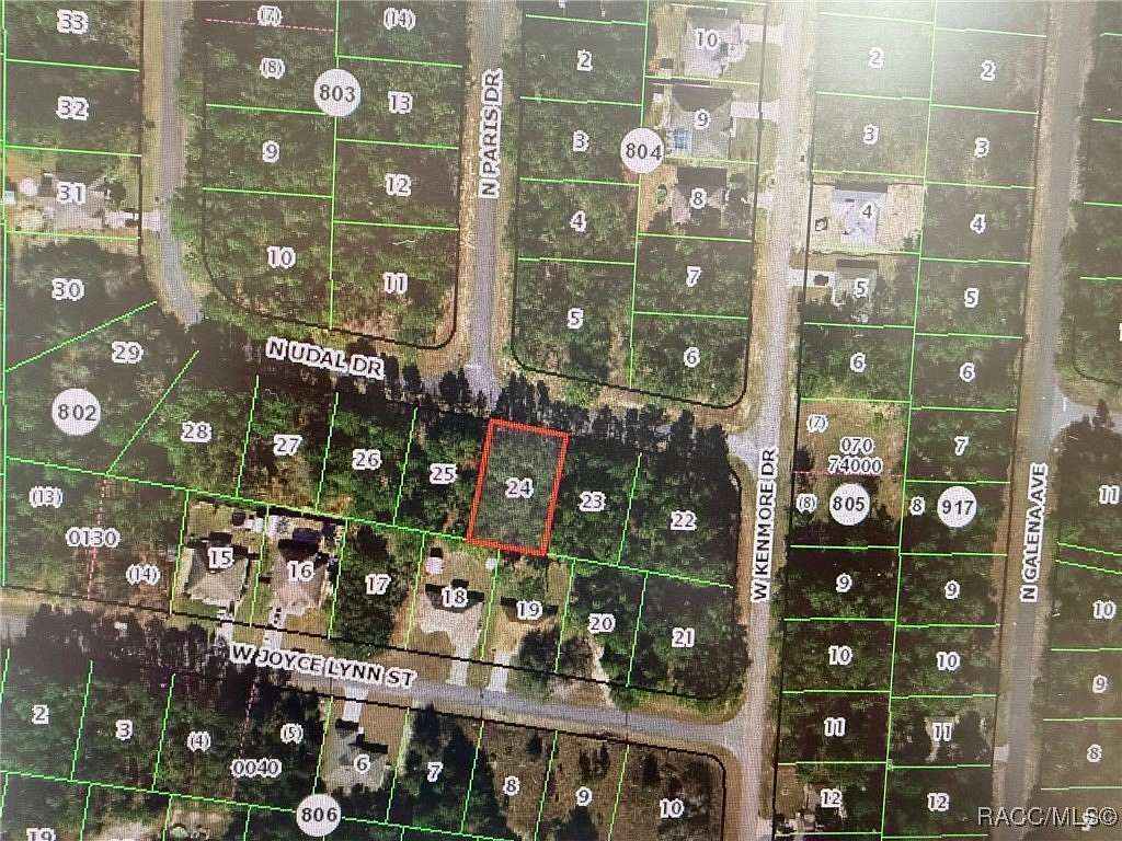 0.23 Acres of Land for Sale in Citrus Springs, Florida