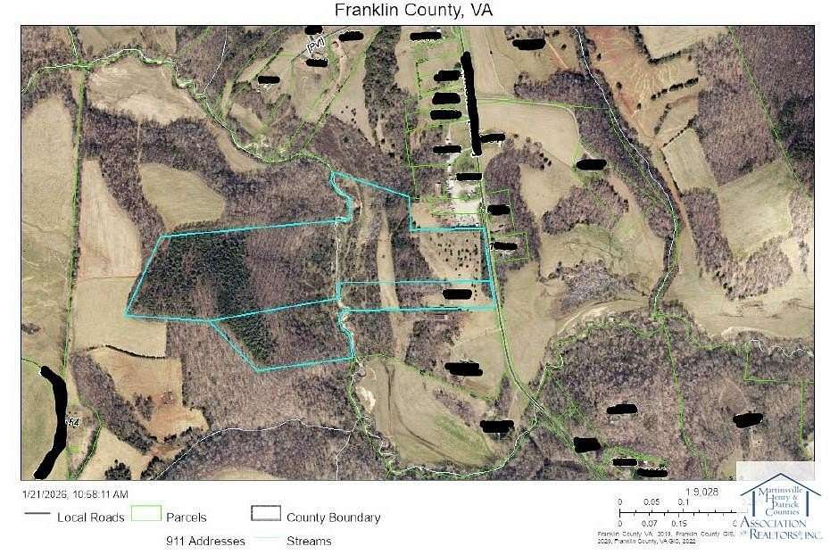 59 Acres of Improved Land for Sale in Rocky Mount, Virginia