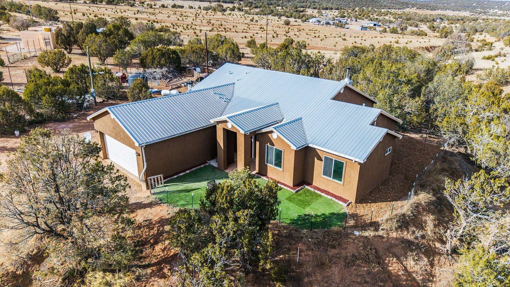 3.57 Acres of Land with Home for Sale in Edgewood, New Mexico