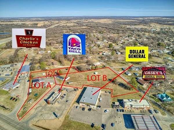 0.89 Acres of Commercial Land for Sale in Checotah, Oklahoma