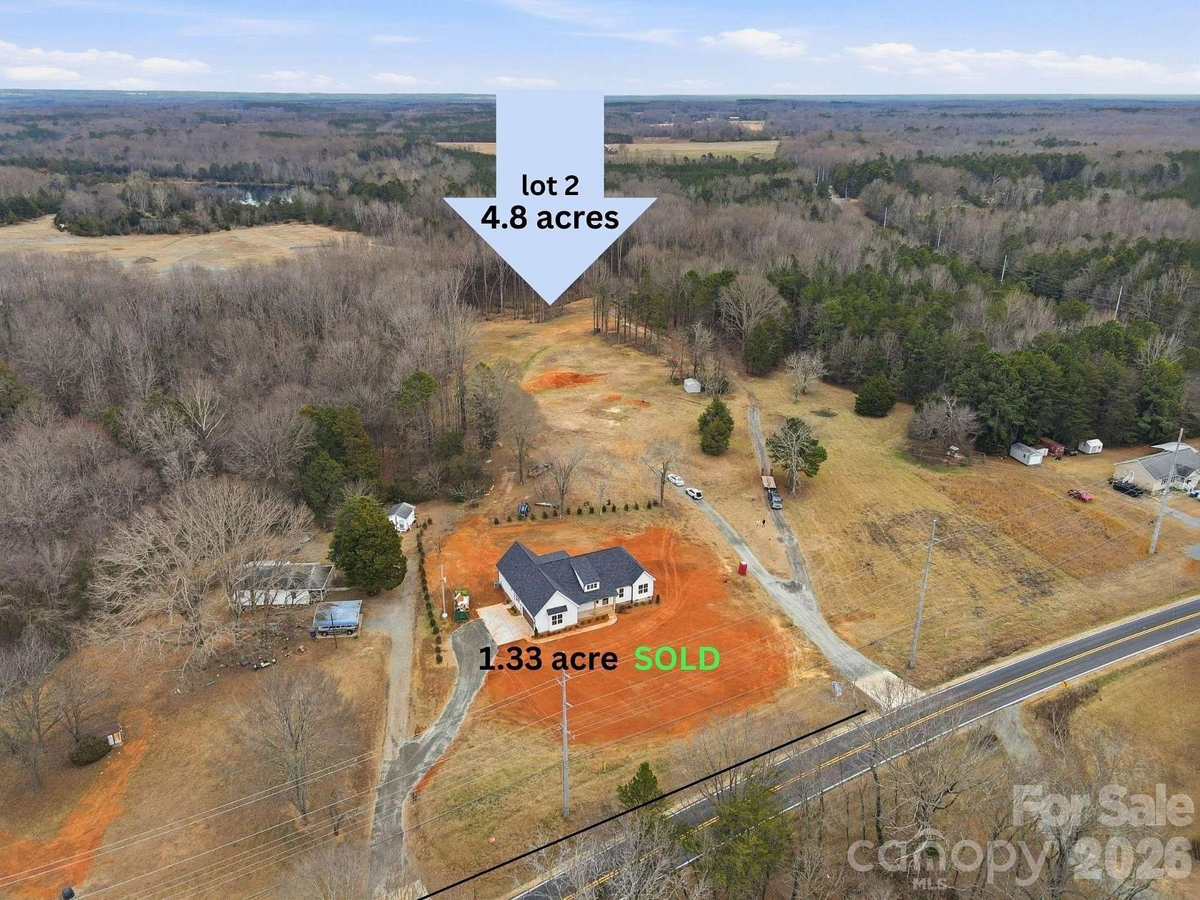 4.8 Acres of Residential Land for Sale in Midland, North Carolina