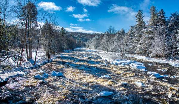 13.7 Acres of Land with Home for Sale in St. Regis Falls, New York